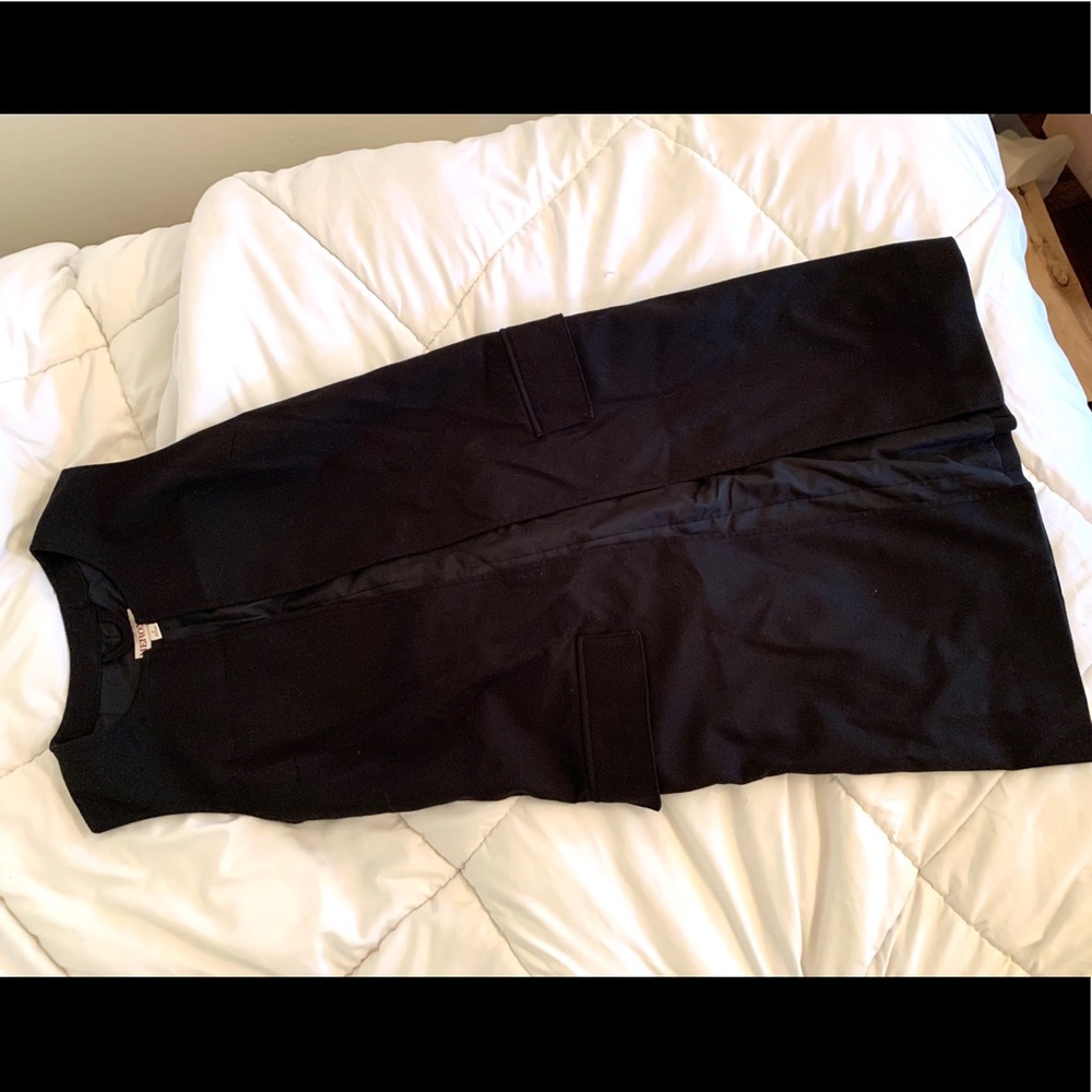 Wool long vest